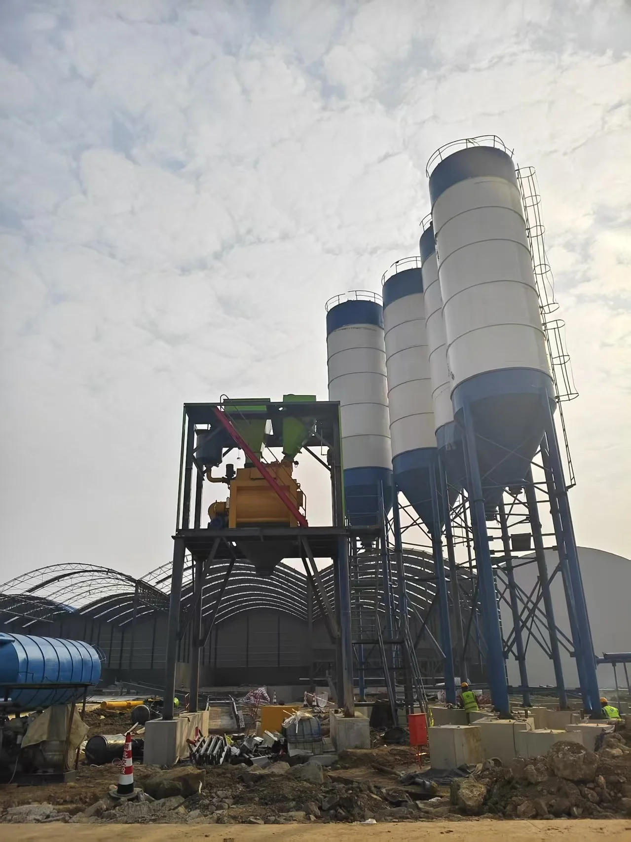 Maintenance de centrale à béton