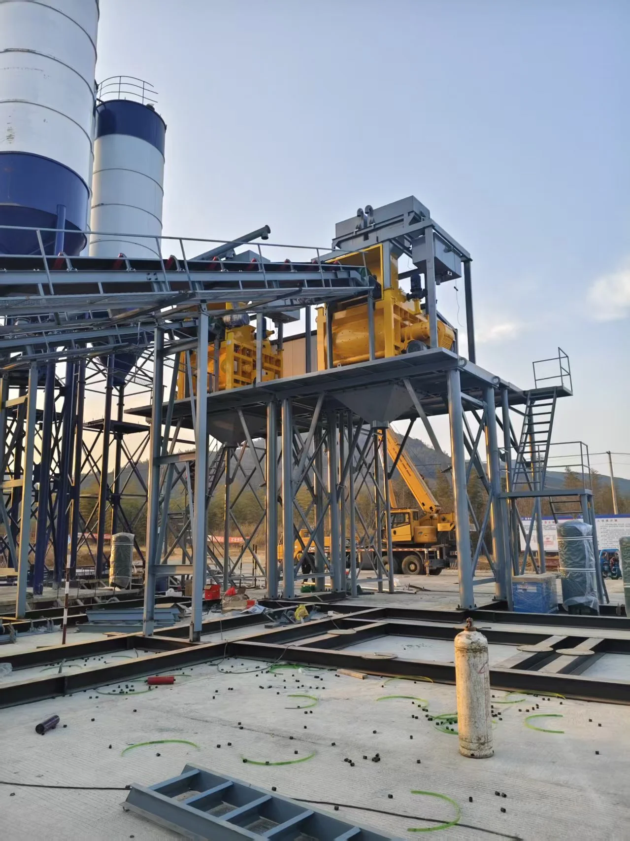 Coût de relocalisation de centrale à béton